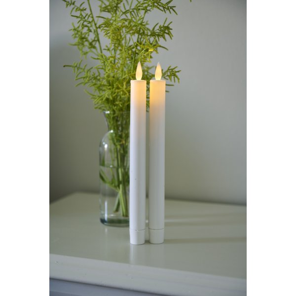 Sirius Sara laddningsbar LED-ljus H25cm, vit