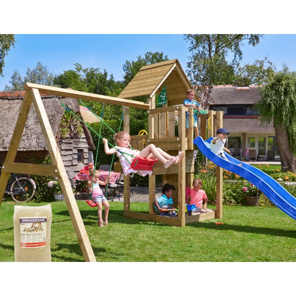 Jungle Gym Cubby lektorn, gungor, sand&rutschkana