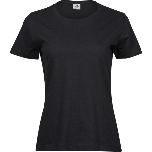 Tee Jays Sof Tee Dam, Svart, Stl. 2XL