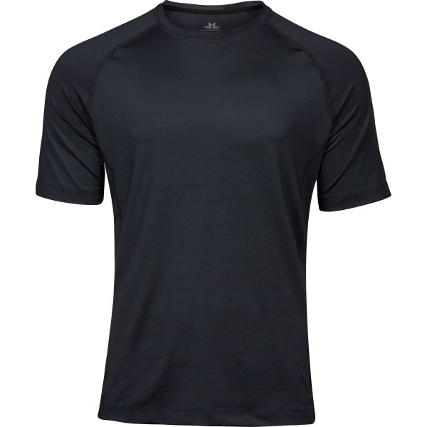 Tee Jays CoolDry Tee, Svart, Stl. 2XL