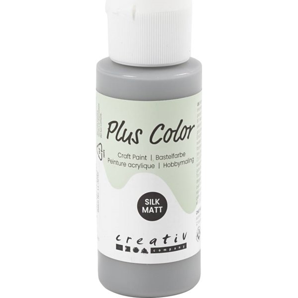 Hobbyfärg Plus Color 60ml rain grey