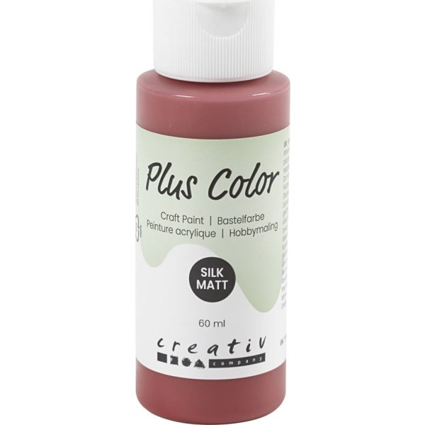 Hobbyfärg Plus Color 60ml antik röd