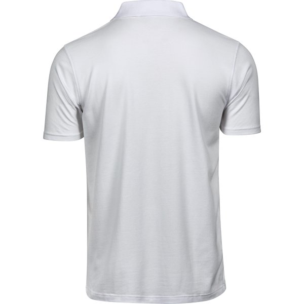 Tee Jays Power Polo, Vit, Stl. L