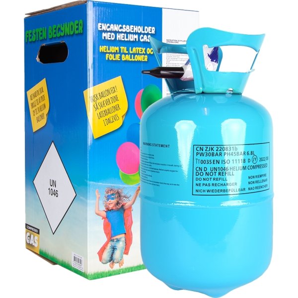 Helium för ballonger, 220 l