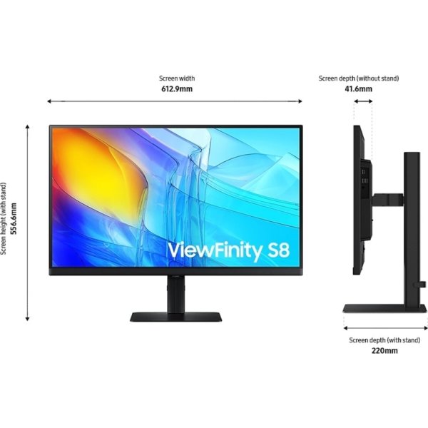 Samsung ViewFinity S8 S27D800EAU 27" skärm
