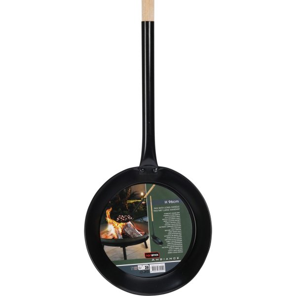 Eldpanna med långt handtag, Ø25 cm