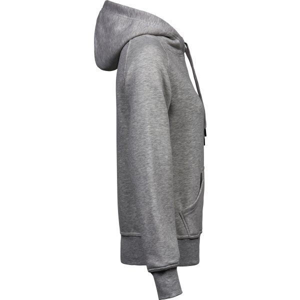Tee Jays Hooded Sweatshirt Dam, Ljusgrå, Strl. L