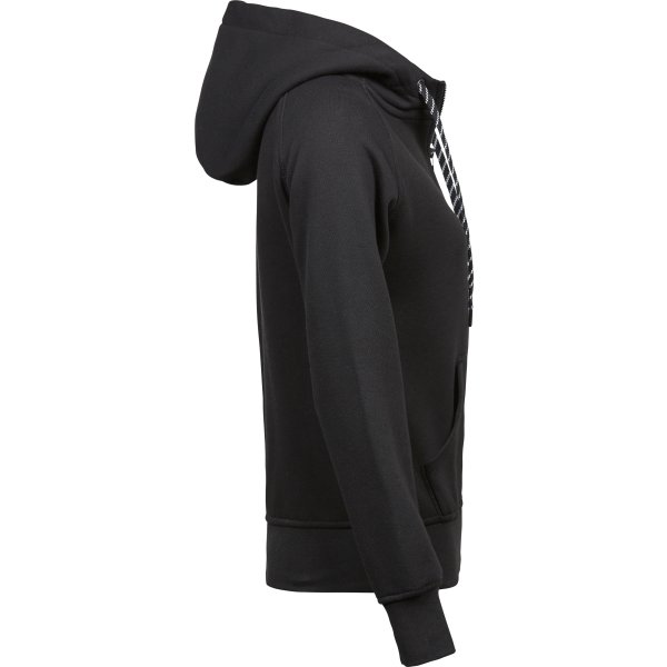 Tee Jays Fashion Hoodie, Dam, Svart, Stl. L