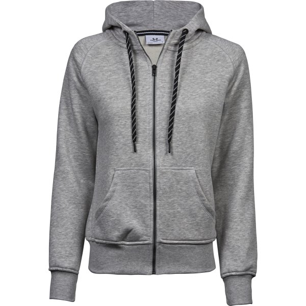 Tee Jays Fashion hoodie, Dam, Heather Grå, Stl 2XL