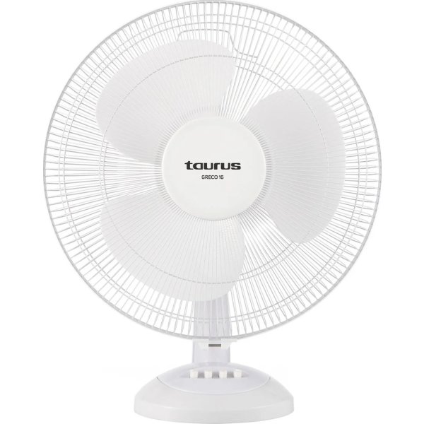 Taurus skrivbordsfläkt Greco 16, 40 cm, vit
