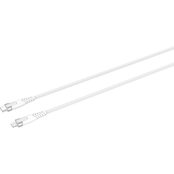 Kevlar-kabel Pro Usb-C till Lightning, vit, 1,5 m