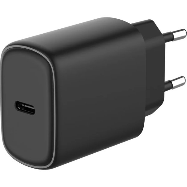 GEAR Laddare 220V 1xUSB-C Pd, 20W, Svart