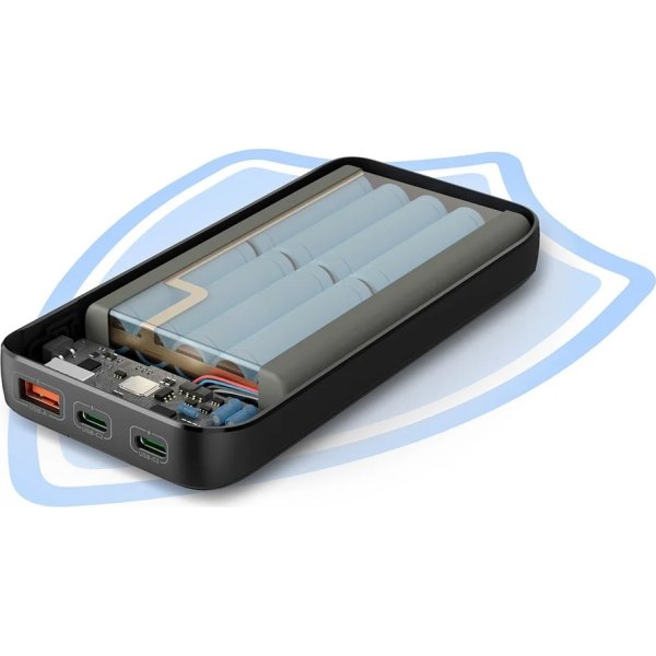 HAMA Powerbank PD 10000mAh, svart