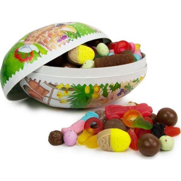 Påskägg med lösviktsgodis, 680g