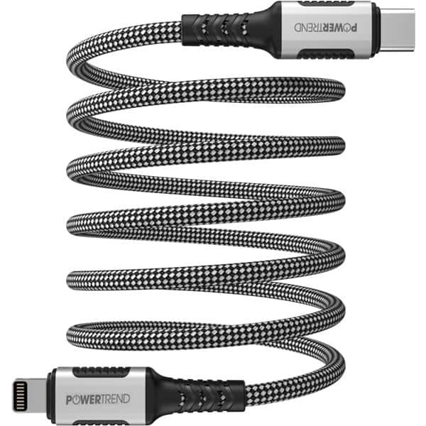 Powertrend Magnetisk laddkabel USB-C-Lightning