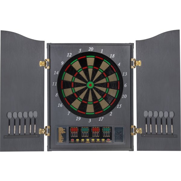 Stanlord Elektroniskt dartskåp inkl. 12 dartpilar