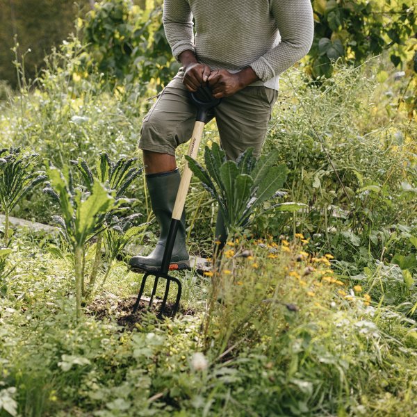 Fiskars Solid Garden Handle, stål/trä, 113 cm.