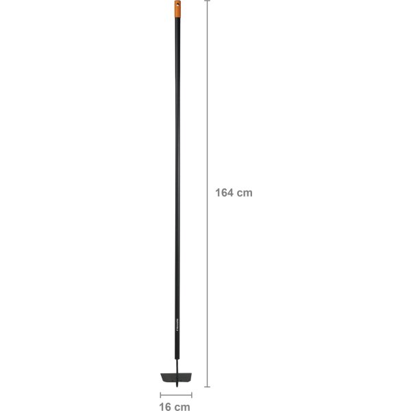 Fiskars Solid Hoe, metallskaft, 155 cm.