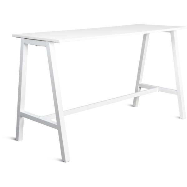 Talk Högbord, vit ram/vit laminat, 180x70 cm