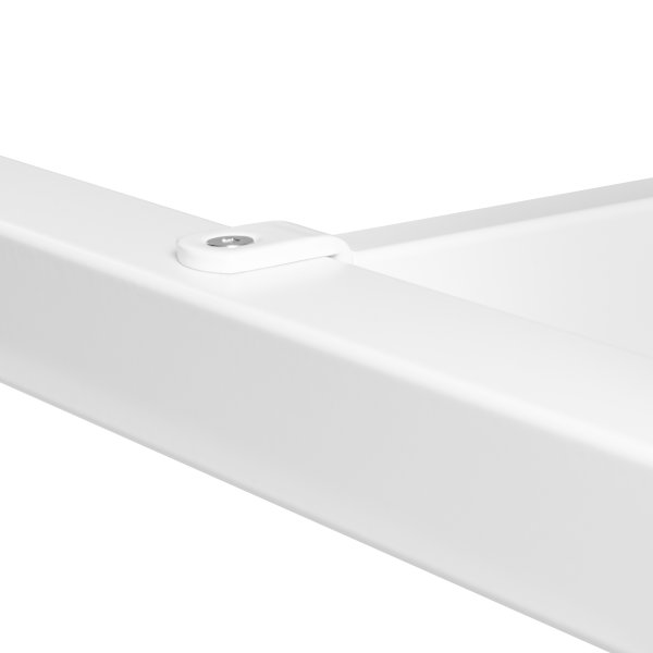 Talk Högbord, vit ram/vit laminat, 180x70 cm