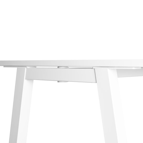 Talk Högbord, vit ram/vit laminat, 180x70 cm
