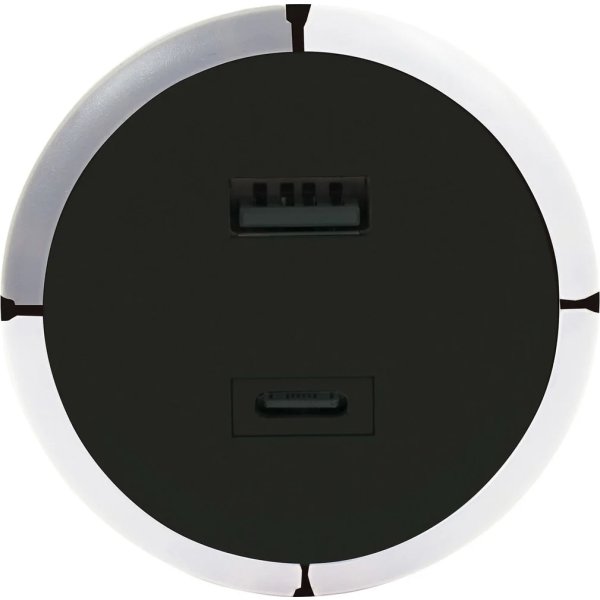 Capidi Säkerhetstimer USB A+C, svart