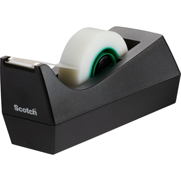 Scotch bordshållare svart + 3rl Magic Miljö Tejp