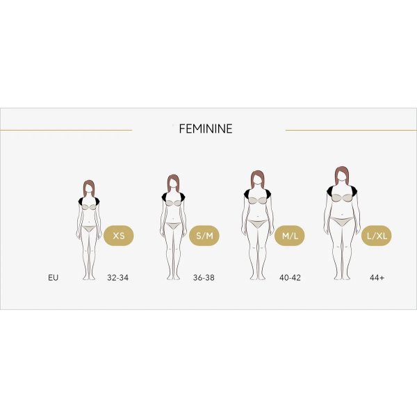 Swedish Posture axelstöd Feminin, L-XL