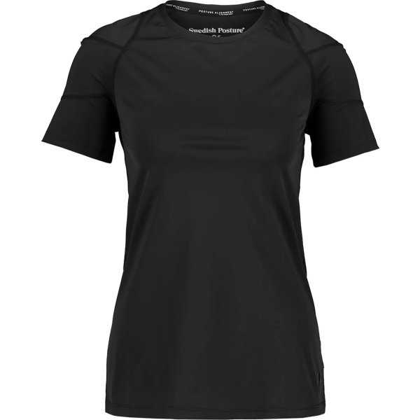 Swedish Posture T-shirt Dam Posture, svart, XS