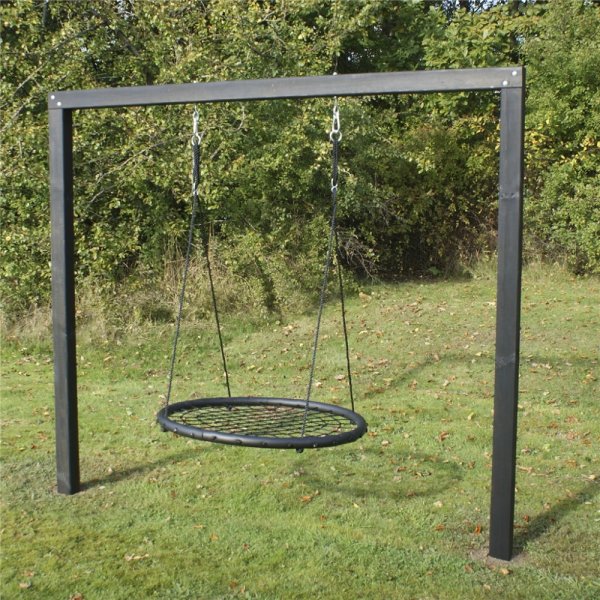NORDIC PLAY Asta gungställning m. rundgunga, svart