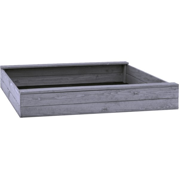 NORDIC PLAY Sandlåda, 120 x 120 cm, grå
