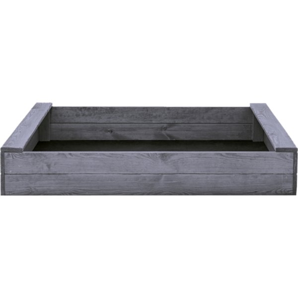 NORDIC PLAY Sandlåda, 120 x 120 cm, grå