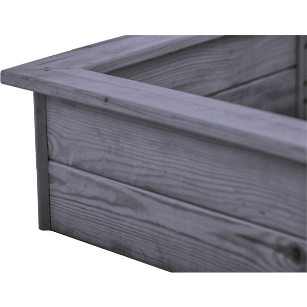 NORDIC PLAY Sandlåda, 6-kantig, grå