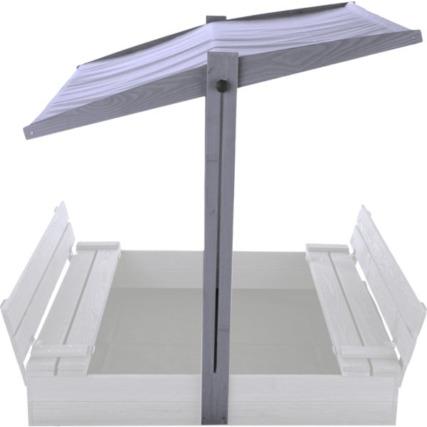 NORDIC PLAY Justerbart lock till sandlåda, grå