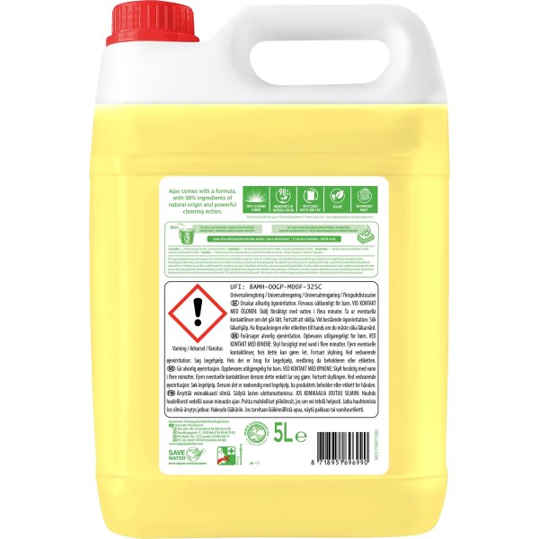 Ajax Citron Universalrengöring, 5 L