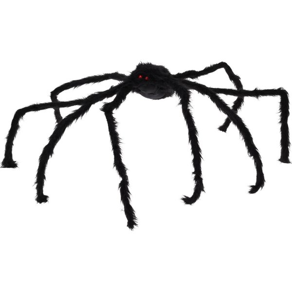 Stor Halloween spindel, svart, 150 cm