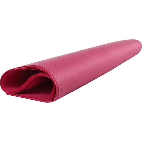 Silkespapper 50x70 cm 14g 25 ark rosa