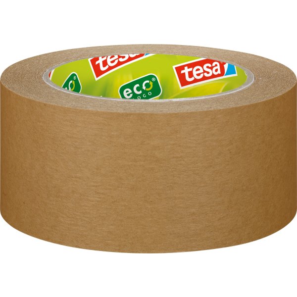 Packtejp tesa ecoLogo, papper, 50mm x 50m
