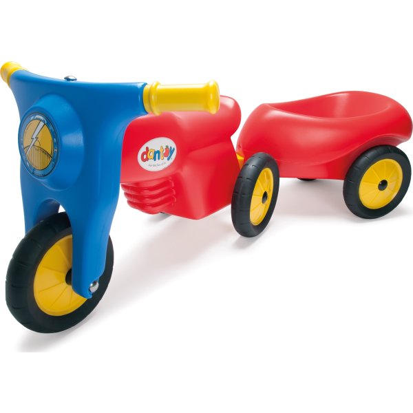 Dantoy Motorcykel med gummihjul, L58,5 cm