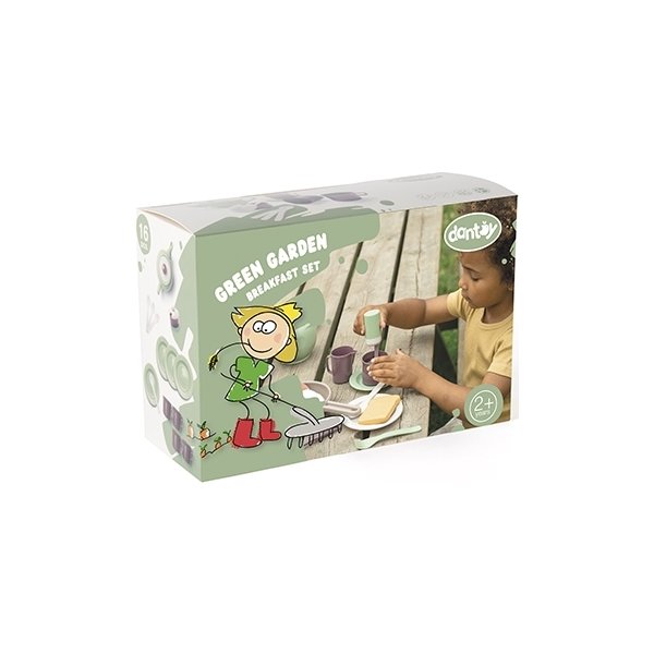 Dantoy Green Garden frukostset, 29 delar