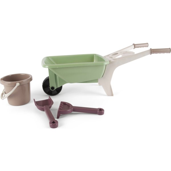 Dantoy Green Garden skottkärra set, 4 delar, L66cm