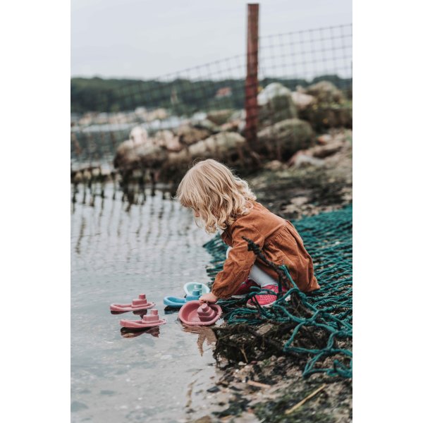 Dantoy Blue Marine Toys båtset, 4 st.