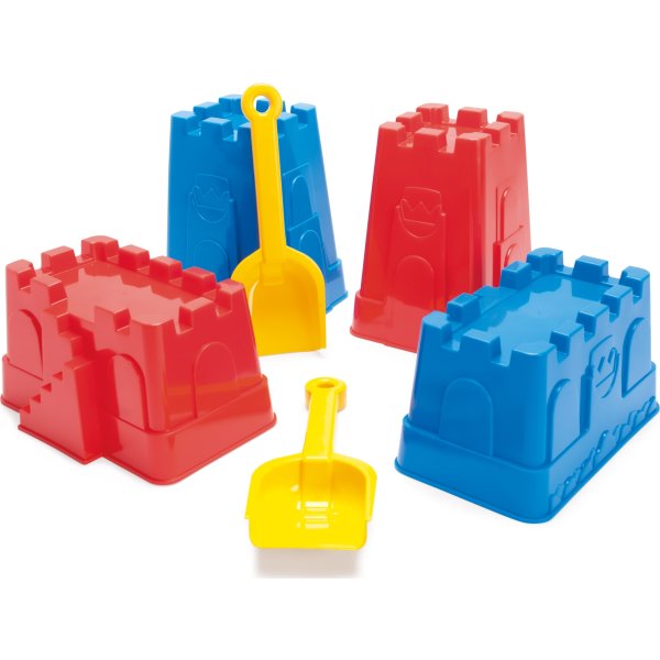 Dantoy Sandslott och spade set, 6 delar