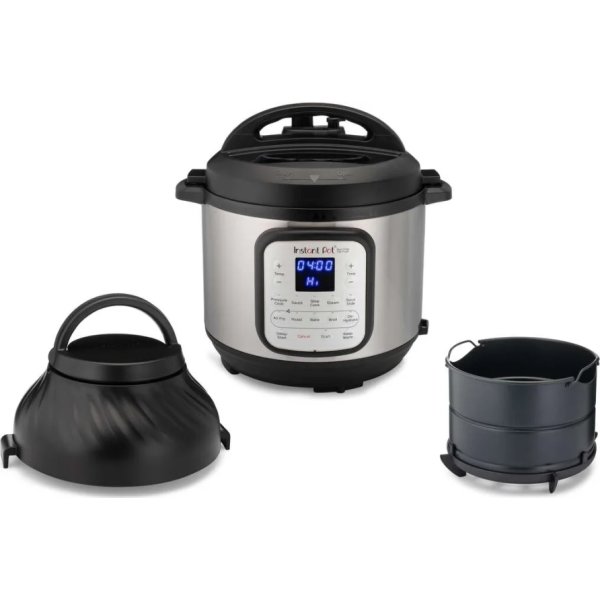 Instant Pot Duo Crisp 8+ 11-i-1 Airfryer, rostfri.