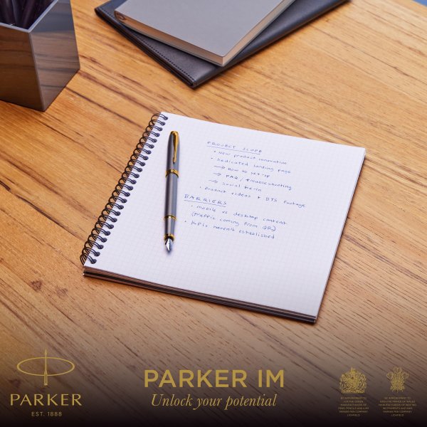 Parker IM Grey GT reservoarpenna | F