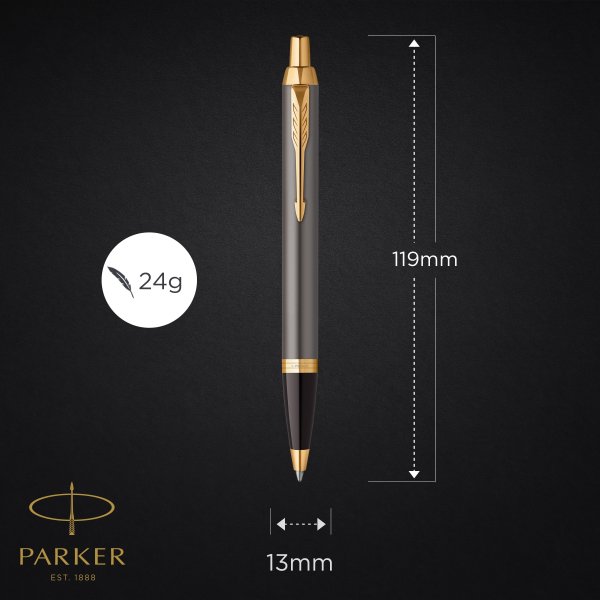 Parker IM Grey GT kulspetspenna | M