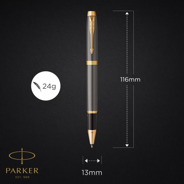 Parker IM Grey GT Rollerball penna | F