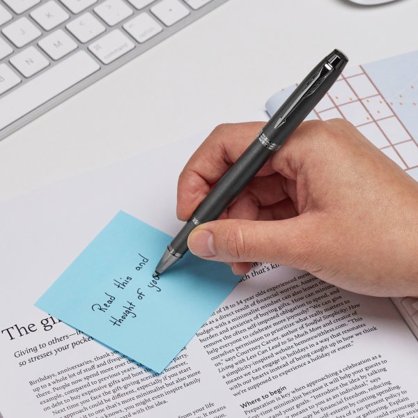 Parker IM Monochrome Titanium Rollerballpenna | F