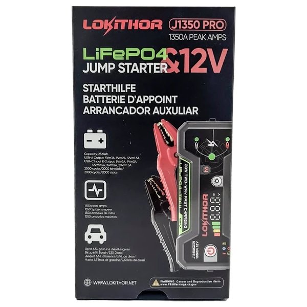 LOKITHOR Powerbank, 1350A, 12V