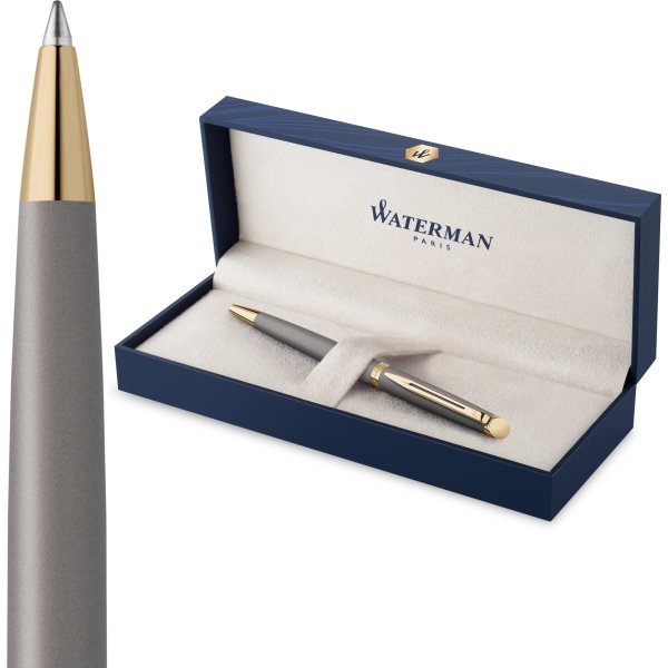 Waterman Hemisphere Stengrå kulspetspenna | M